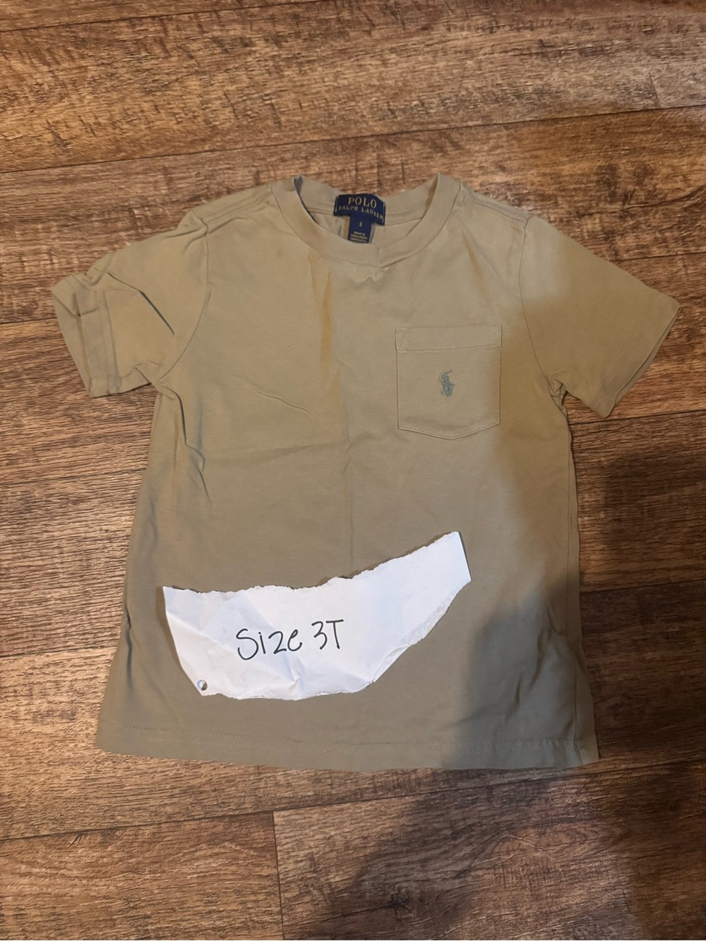 Polo by Ralph Lauren Toddler Short-Sleeve Pocket Tee - Khaki